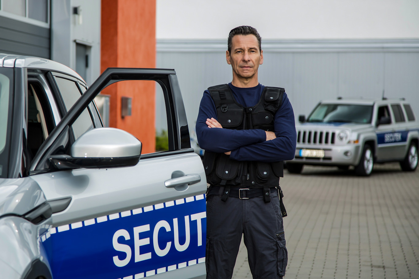 SECUTEK security personnel on duty