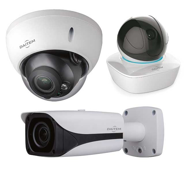 Daitem video surveillance cameras