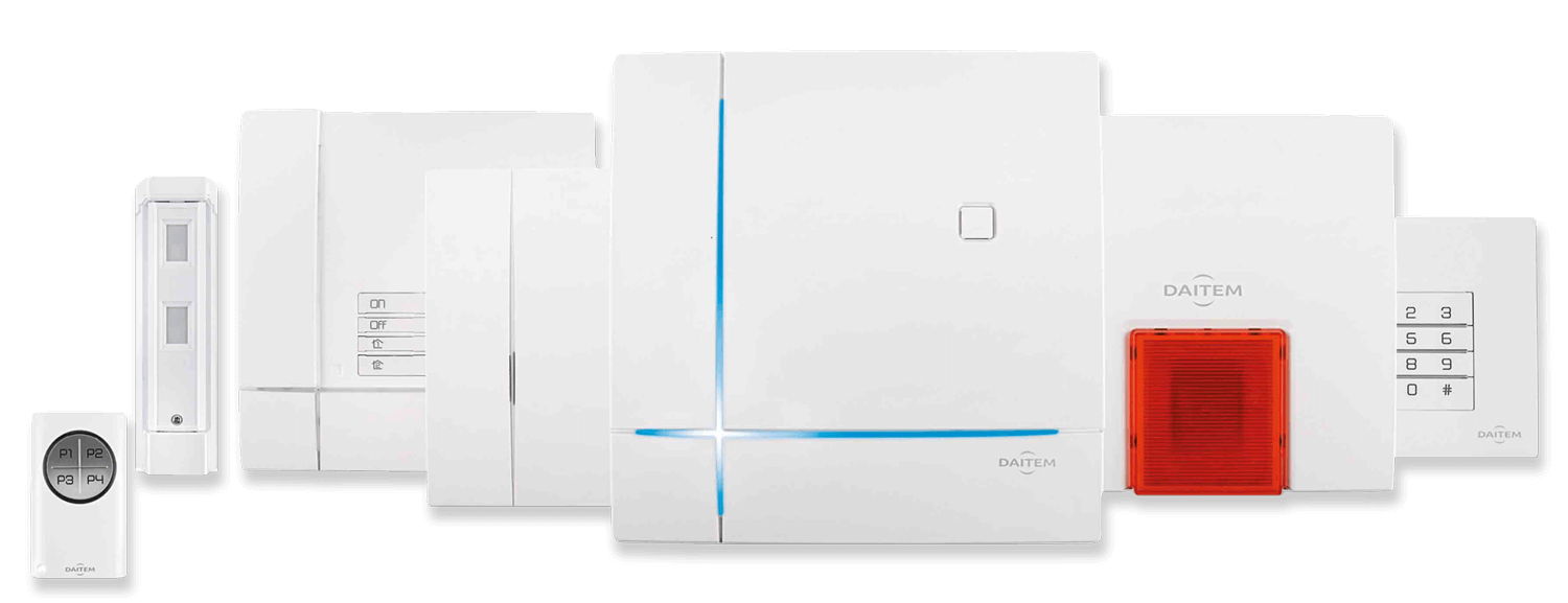 Daitem D26 system overview - all components